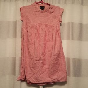 Red white stripe dress